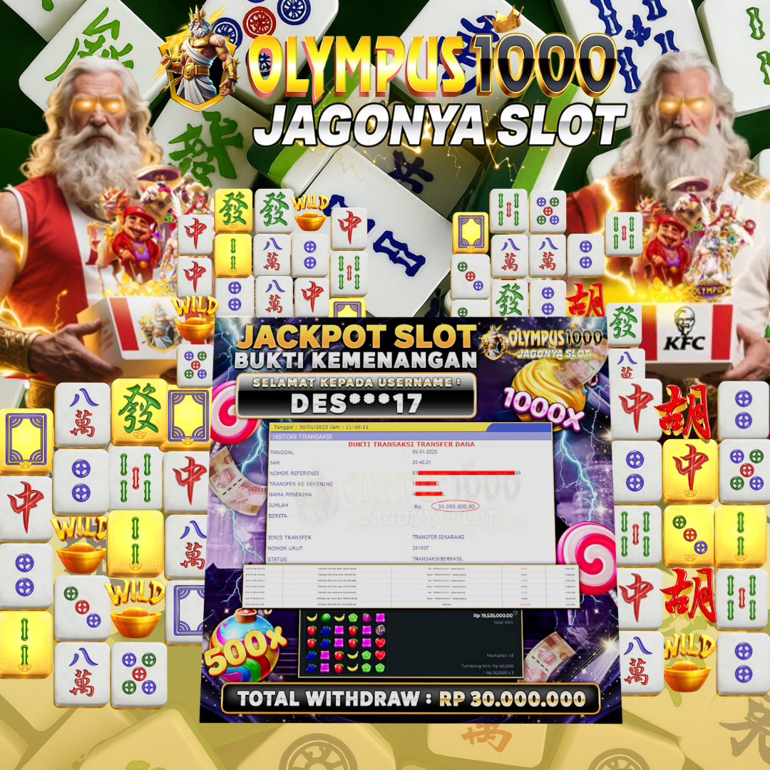 OLYMPUS1000 🀄 Link Login Slot Mahjong Ways 1 2 3 Permainan Tiongkok Gacor Gampang Menang Maxwin Jackpot x1000